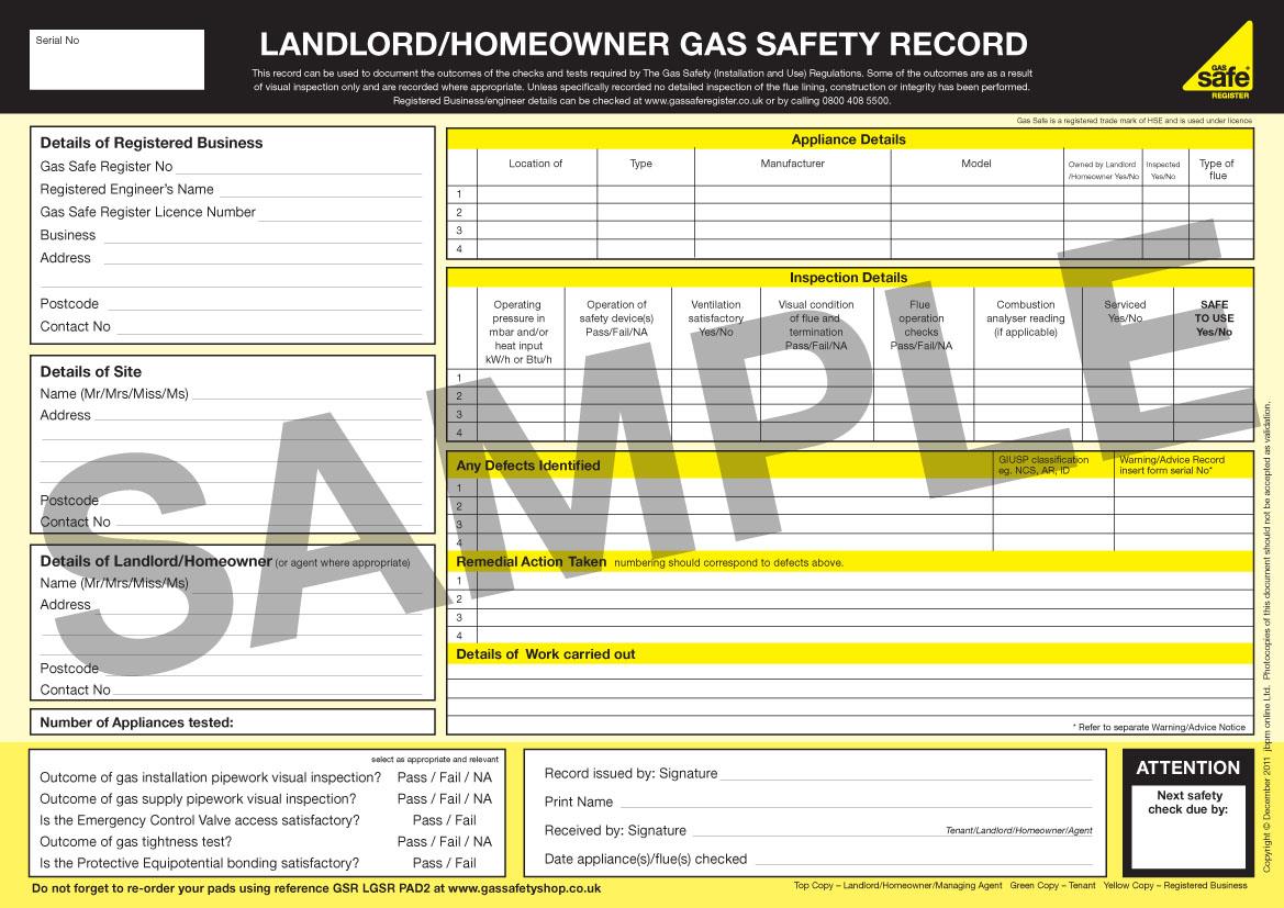 Gas Safety Certificate Ealing